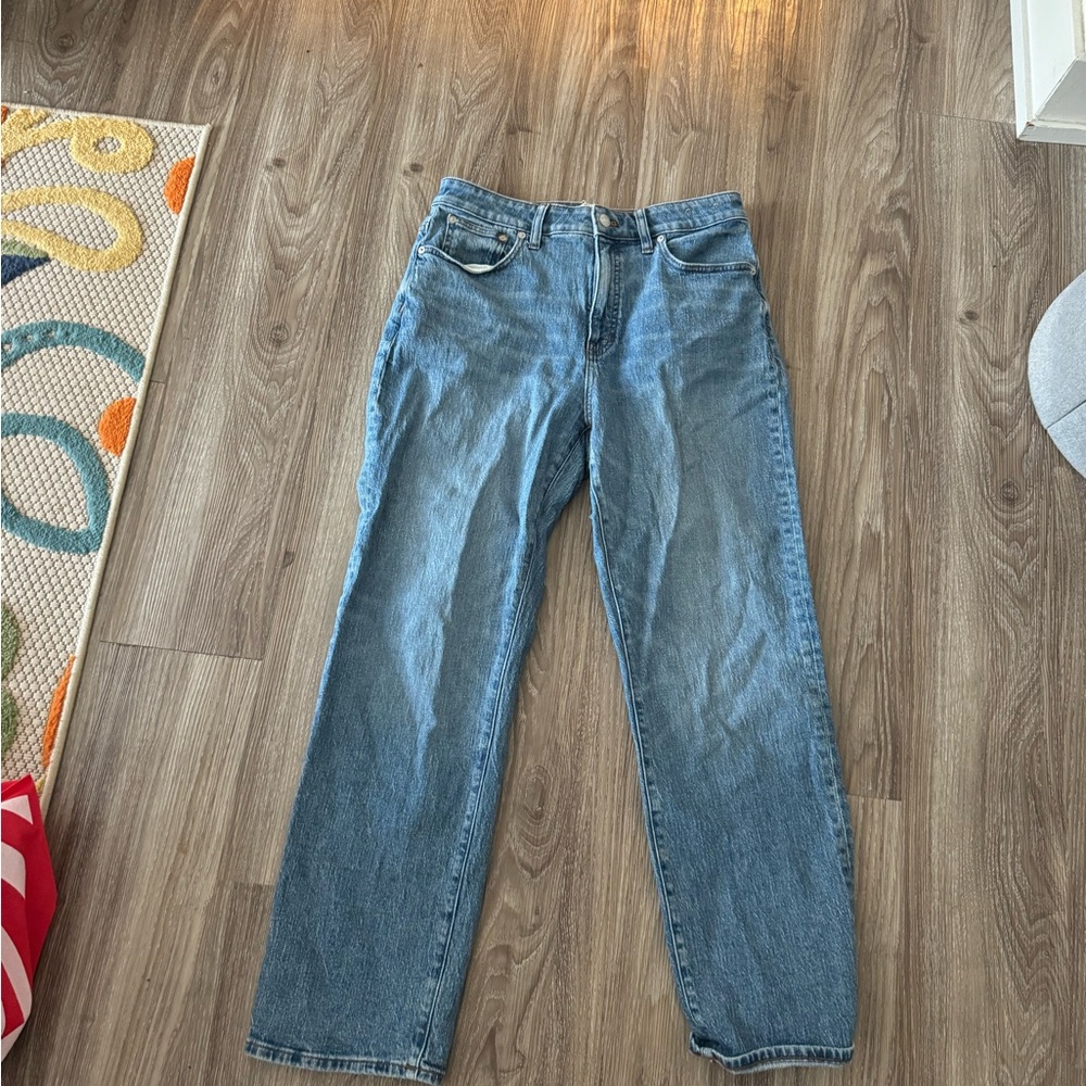 Madewell Men's Straight Blue Jeans